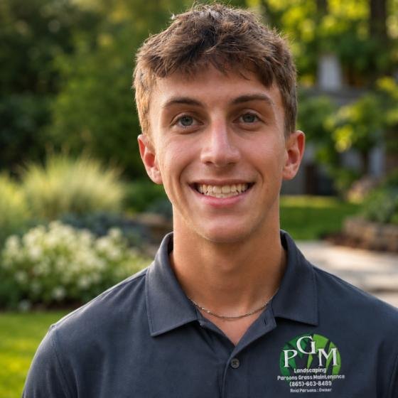 Reid Parsons, owner of Parson's Grass Maintenance